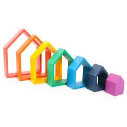 HOPTOYS 1er Éveil<Maisons Arc-En-Ciel