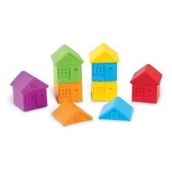 HOPTOYS Raisonnement Logico-Mathematique<Maisons Colorees : Classement Et Tri