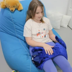 HOPTOYS Stimulation Sensorielle*Manimo Chat Leste Bleu