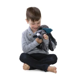 HOPTOYS Stimulation Sensorielle*Manimo Chien Leste Gris