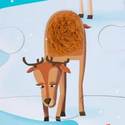 HOPTOYS Idees Cadeaux Pour Une Personne Avec Un Handicap Visuel*Maxi Puzzle Tactile
