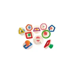 HOPTOYS Creativite*Maxi Tampons - 10 Formes Geometriques