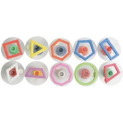 HOPTOYS Creativite*Maxi Tampons - 10 Formes Geometriques