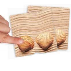 HOPTOYS Jeux Éducatifs Sensoriels*Maxi-Memory Tactile De La Nature