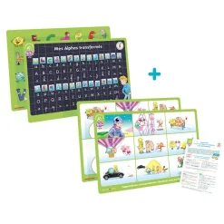 HOPTOYS Lecture<Mes Deux Sous-Mains Des Alphas "Je Commence A Lire"