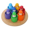 HOPTOYS Jeux D'Imagination*Mes Petits Lutins En Bois Par 7
