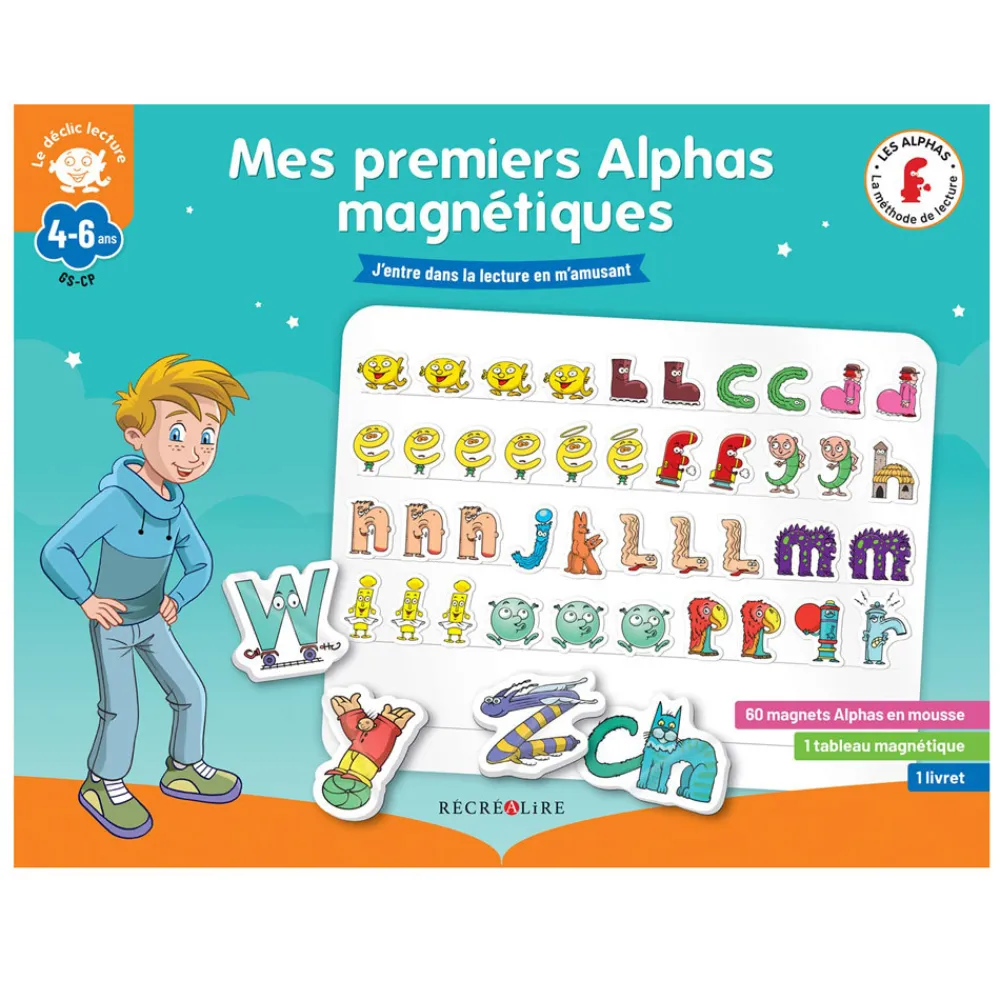 HOPTOYS Cycle 1 (Maternelle)<Mes Premiers Alphas Magnetiques