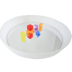 HOPTOYS Jeux Éducatifs Sensoriels*Miroir Bac D'Exploration Rond