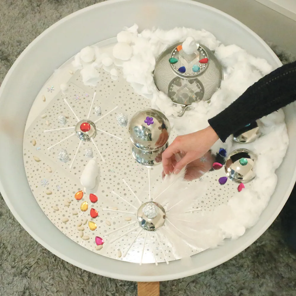 HOPTOYS 1er Éveil<Miroir Bac D'Exploration Rond
