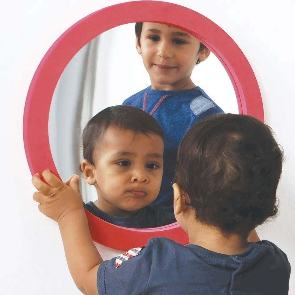 HOPTOYS Stimulation Sensorielle*Miroir Rond Mousse