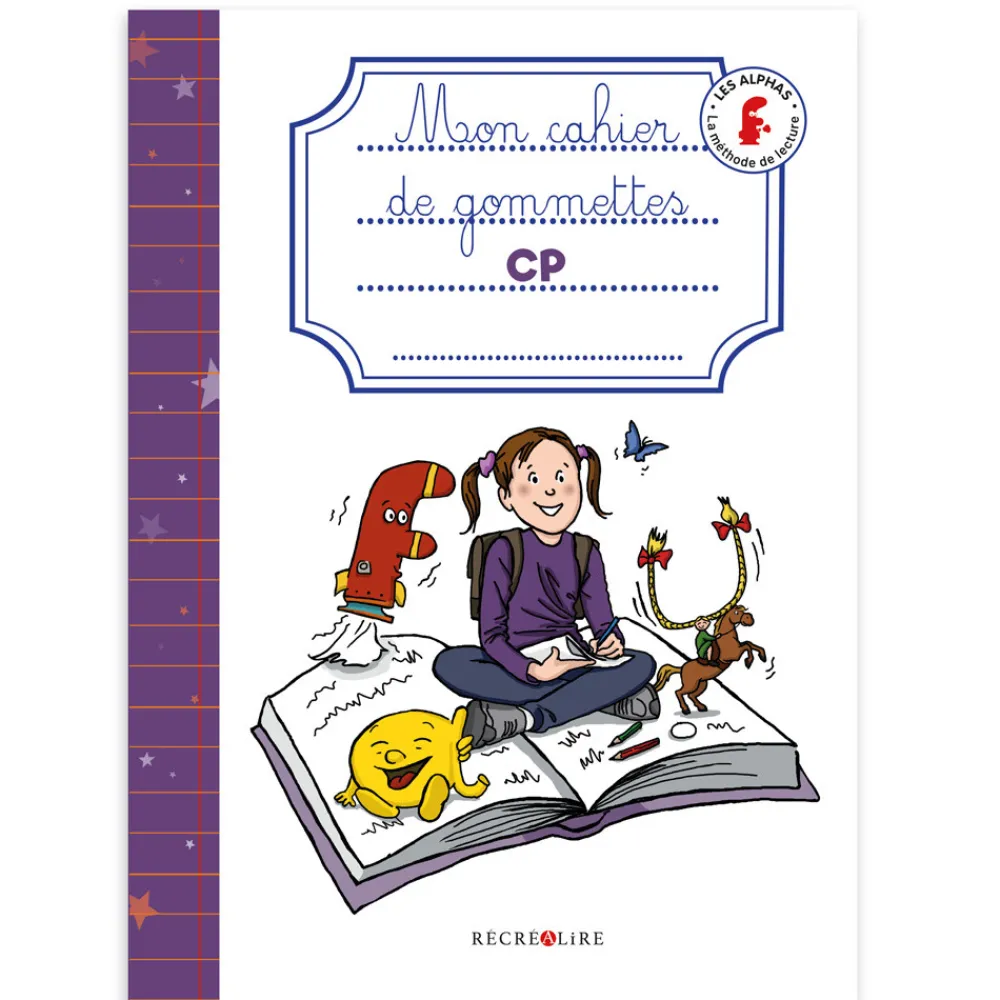 HOPTOYS Lecture<Mon Cahier De Gommettes Alphas - Gs Ou Cp