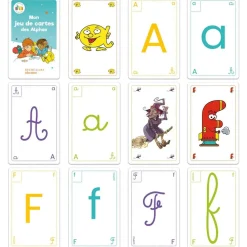 HOPTOYS Jeux Éducatifs*Mon Jeu De Cartes Des Alphas