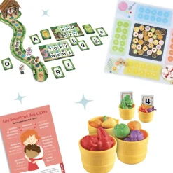 HOPTOYS Mathématiques, Formes & Couleurs*Mon Kit - Premiers Apprentissages