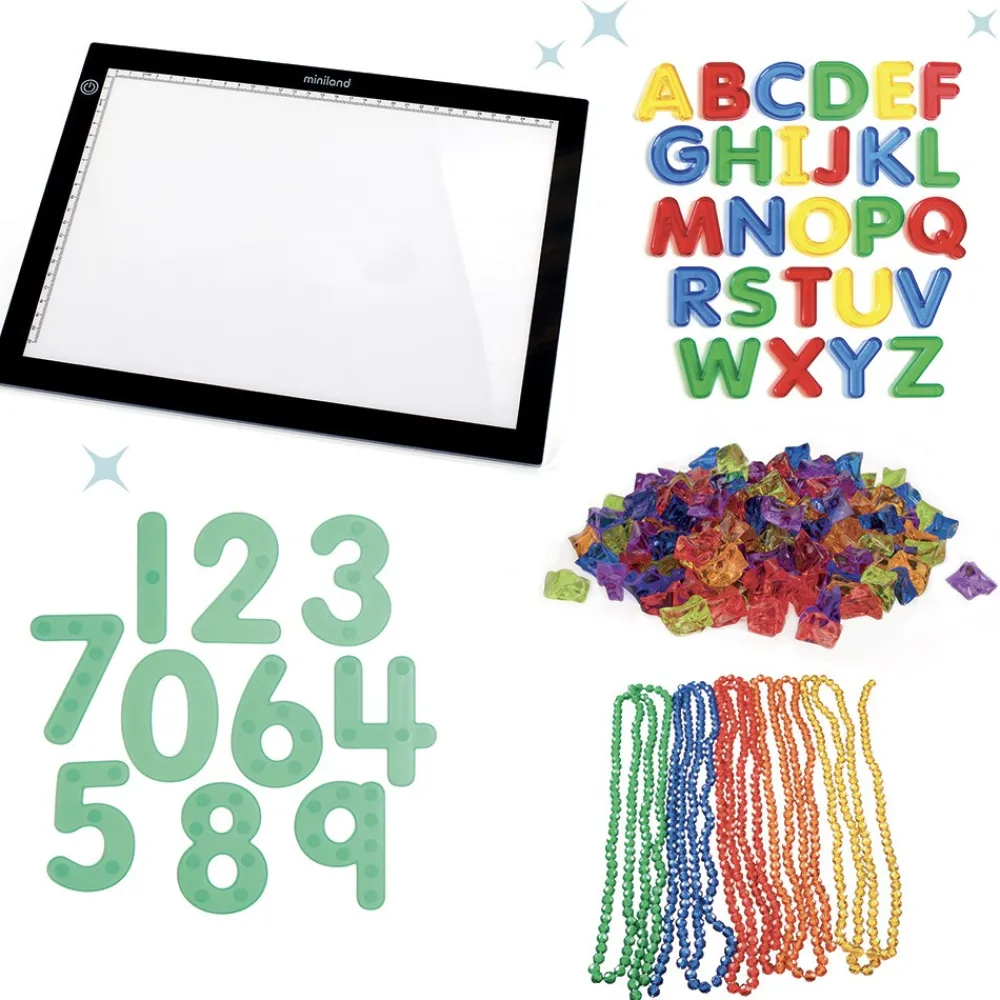 HOPTOYS Matériel Montessori & Reggio*Mon Kit - Table Lumineuse