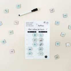 HOPTOYS Timers & Planning*Mon Petit Tableau De Taches - 10 Etapes