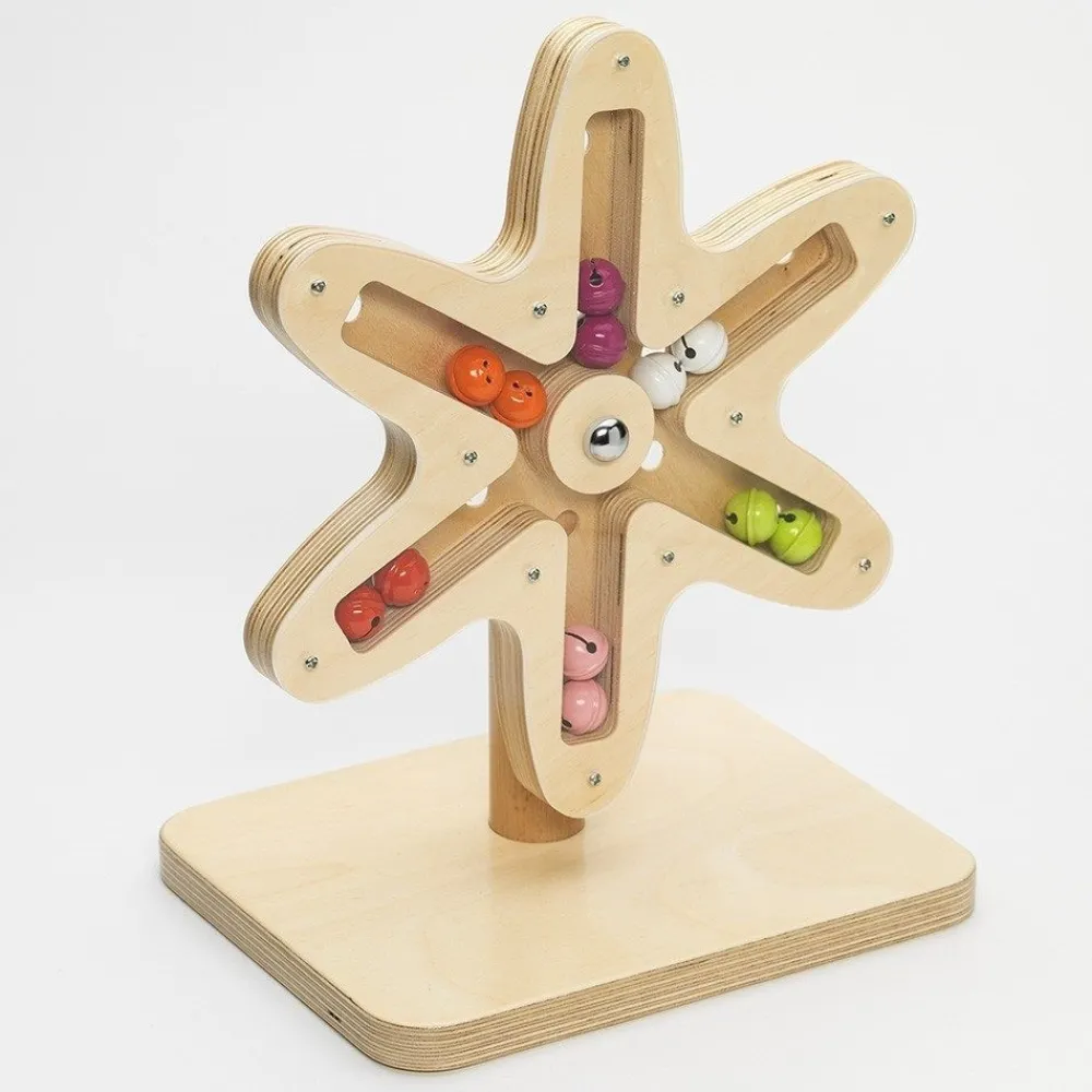 HOPTOYS Stimulation Sensorielle*Moulin En Bois - Fleur