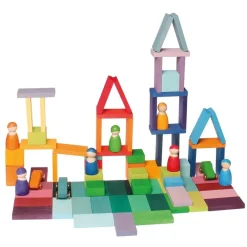 HOPTOYS Les Praxies<Nuancier En Bois De Construction