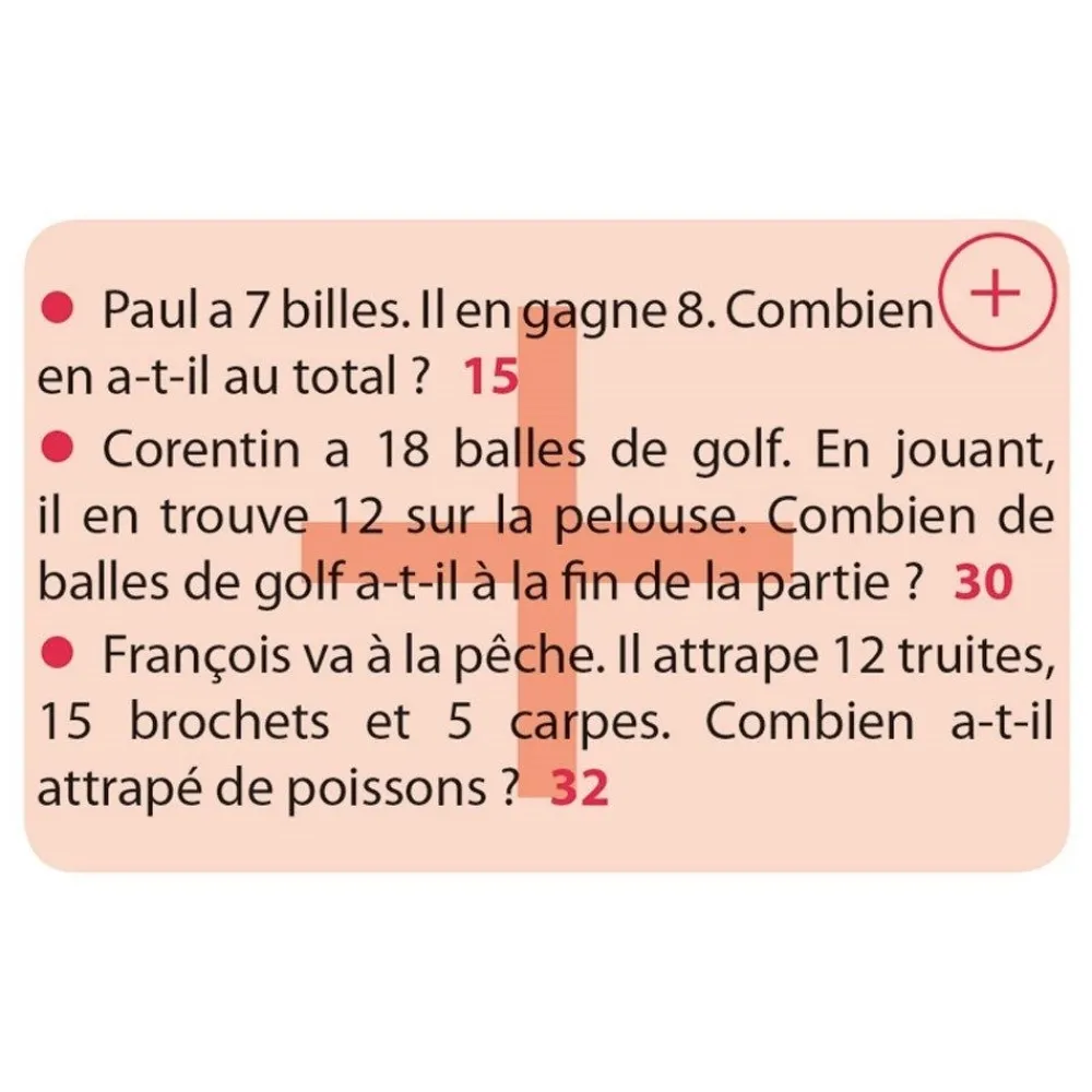 HOPTOYS Dyscalculie*Nume Cat'S Les Enigmes Mathématiques