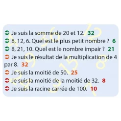 HOPTOYS Dyscalculie*Nume Cat'S Les Enigmes Mathématiques