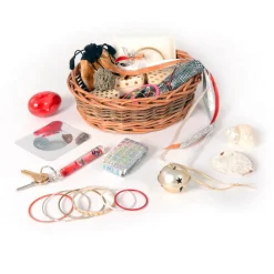 HOPTOYS Stimulation Sensorielle*Panier D'Objets Scintillants