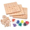 HOPTOYS Travailler La Motricité Fine<Panneaux Bois A Enficher Par 3