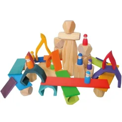 HOPTOYS Idees Cadeaux Pour Une Personne Avec Un Handicap Mental*Panneaux De Construction Arc-En-Ciel