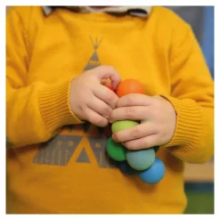 HOPTOYS Eveil & Experimentation Sensoriels<Perles De Bois Arc-En-Ciel