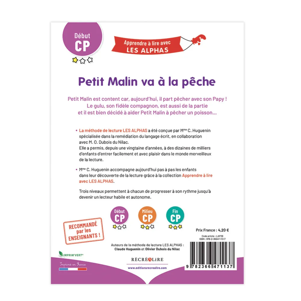 HOPTOYS Lecture<Petit Malin Va A La Peche
