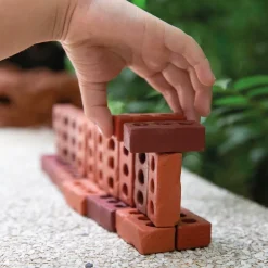 HOPTOYS Jeux De Construction*Petites Briques De Construction Naturelles