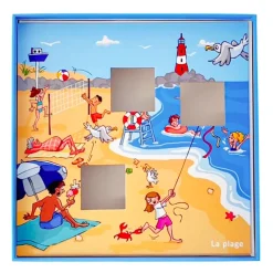 HOPTOYS Lexique, Imagerie, Langage Oral<Phrasobox - La Plage - Le Camping - L'Anniversaire