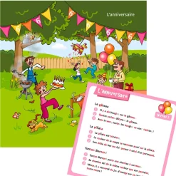 HOPTOYS Lexique, Imagerie, Langage Oral<Phrasobox - La Plage - Le Camping - L'Anniversaire
