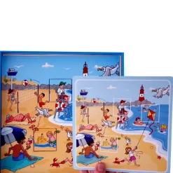 HOPTOYS Lexique, Imagerie, Langage Oral<Phrasobox - La Plage - Le Camping - L'Anniversaire