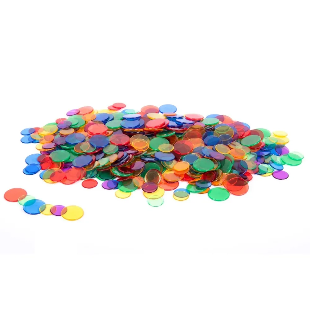 HOPTOYS Jeux Éducatifs Sensoriels*Pieces De Comptage Translucides X 500