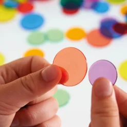 HOPTOYS Jeux Éducatifs Sensoriels*Pieces De Comptage Translucides X 500