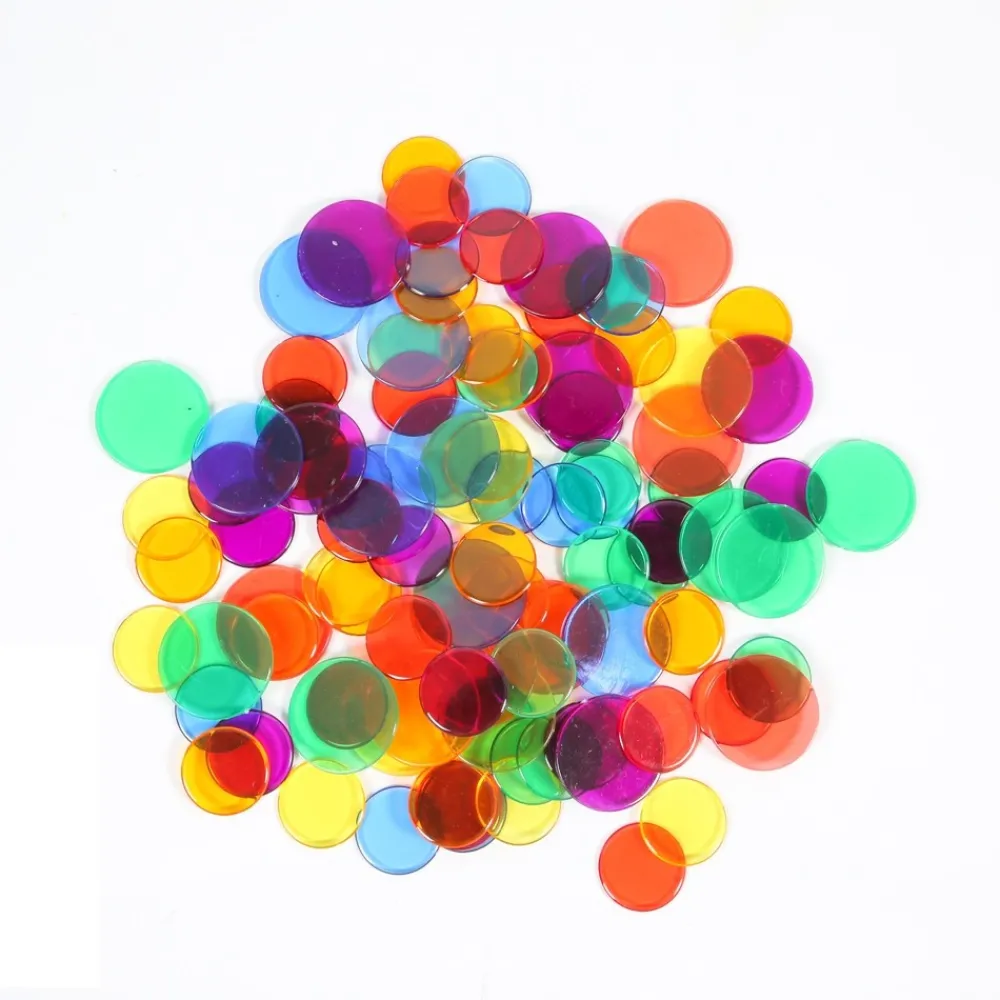 HOPTOYS Jeux Éducatifs Sensoriels*Pieces De Comptage Translucides X 500