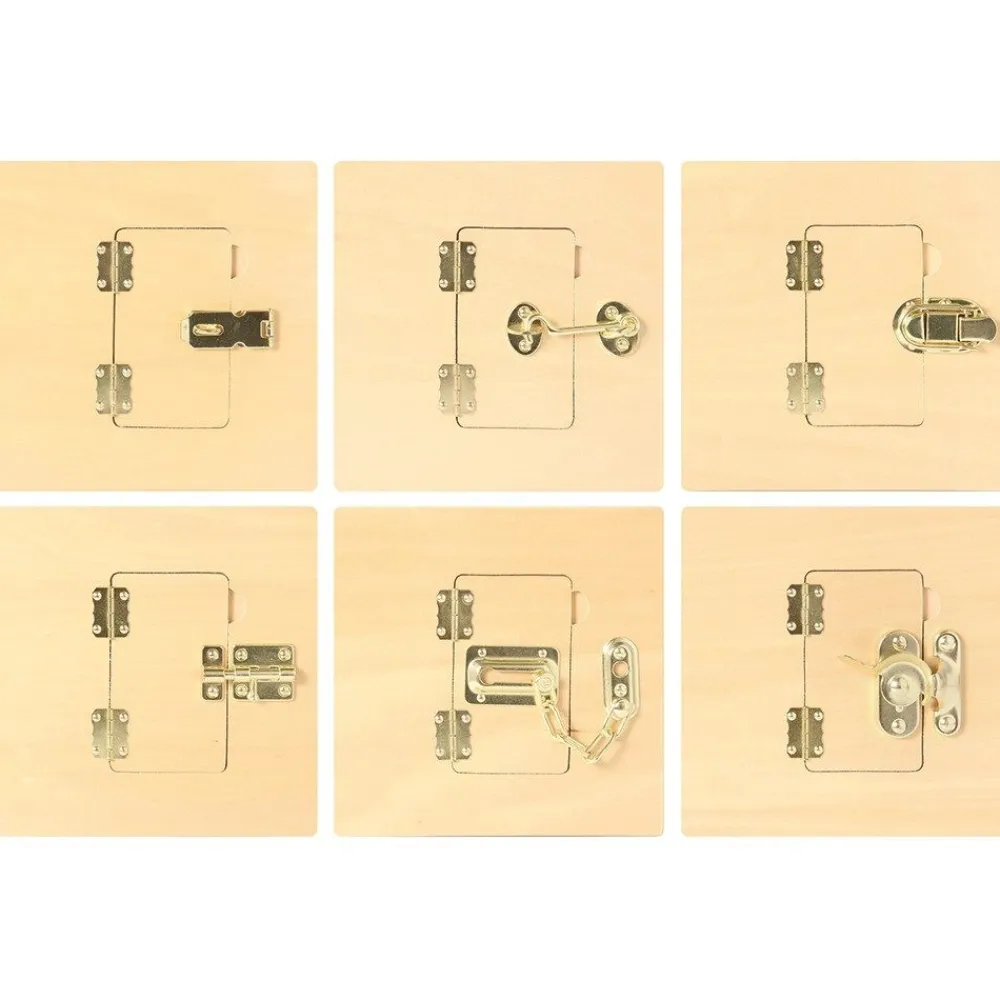 HOPTOYS Motricité Fine*Planches A Fermeture Par 6