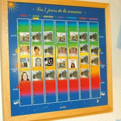 HOPTOYS Dyspraxie*Planning Semaine En Bois