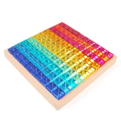 HOPTOYS Encourager La Coopération<Plateau Miroir 100 Gem Cubes