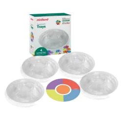 HOPTOYS Matériel Montessori & Reggio*Plateaux Translucides X 4