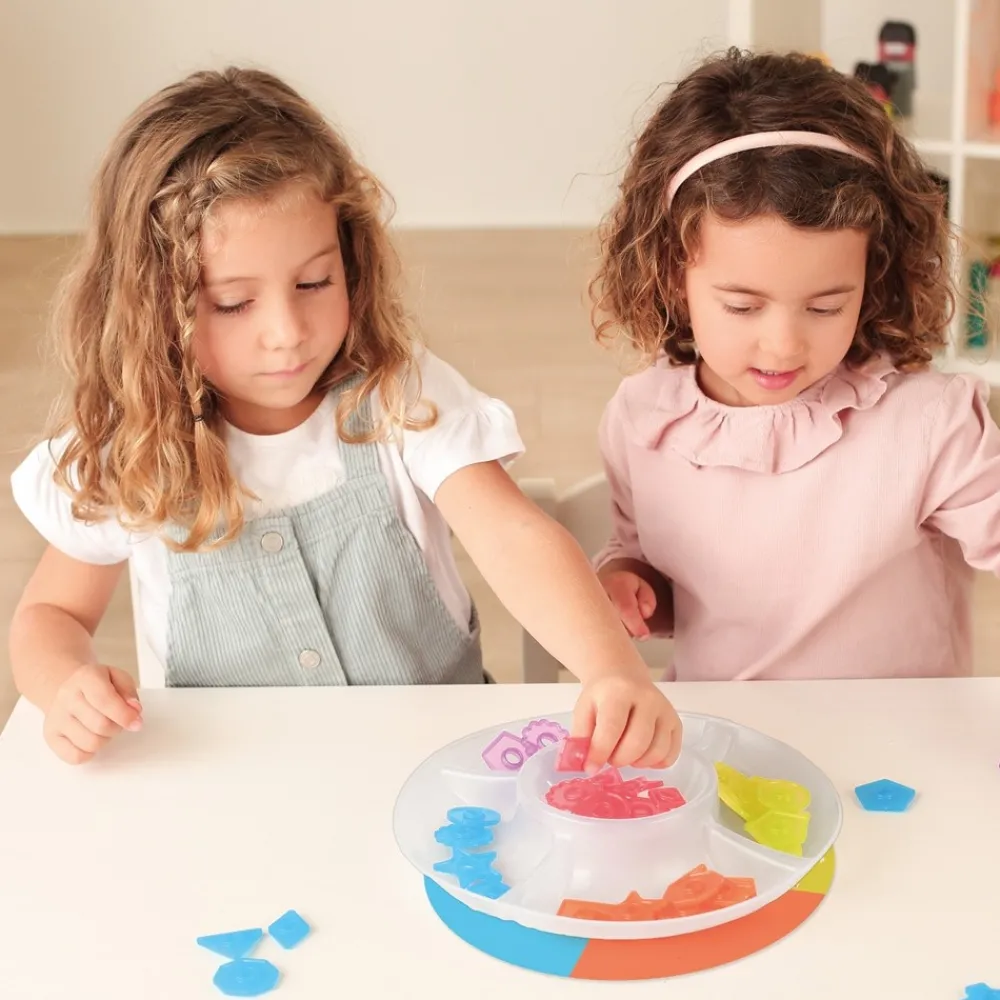 HOPTOYS Matériel Montessori & Reggio*Plateaux Translucides X 4