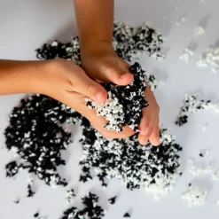 HOPTOYS Pâtes À Modeler Multisensorielles*Playfoam Pluffle Twist - Noir Et Blanc