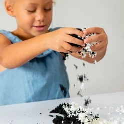 HOPTOYS Pâtes À Modeler Multisensorielles*Playfoam Pluffle Twist - Noir Et Blanc