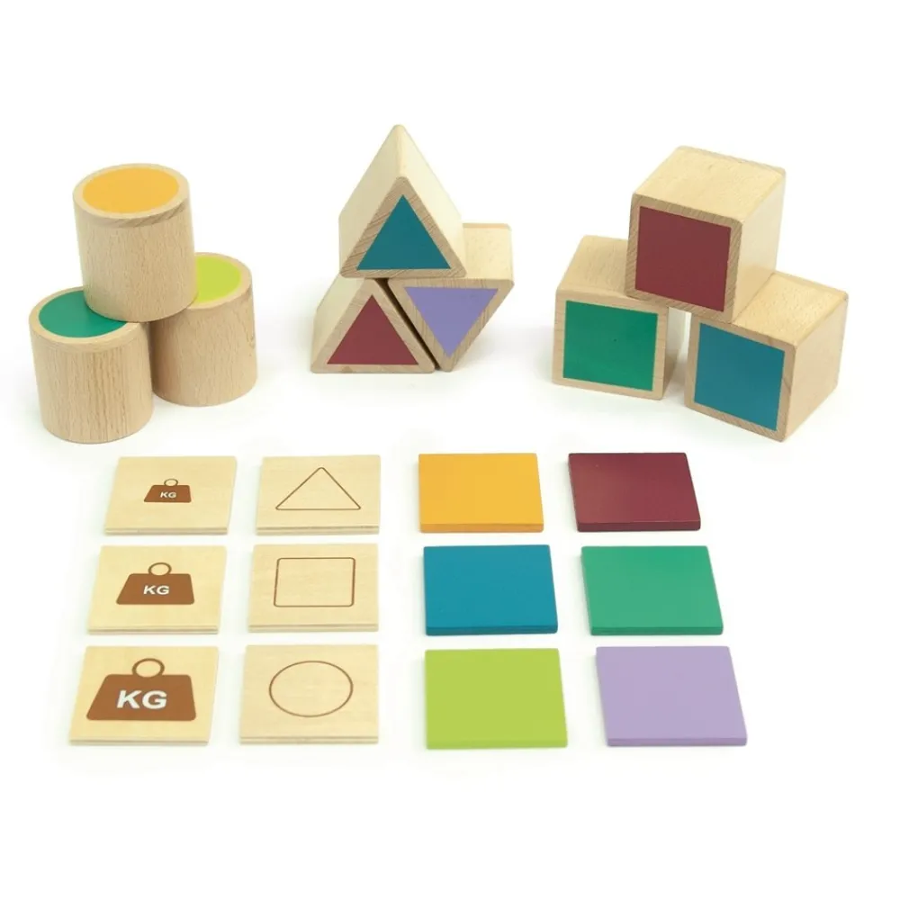 HOPTOYS Jeux Éducatifs Sensoriels*Poids Et Attributs