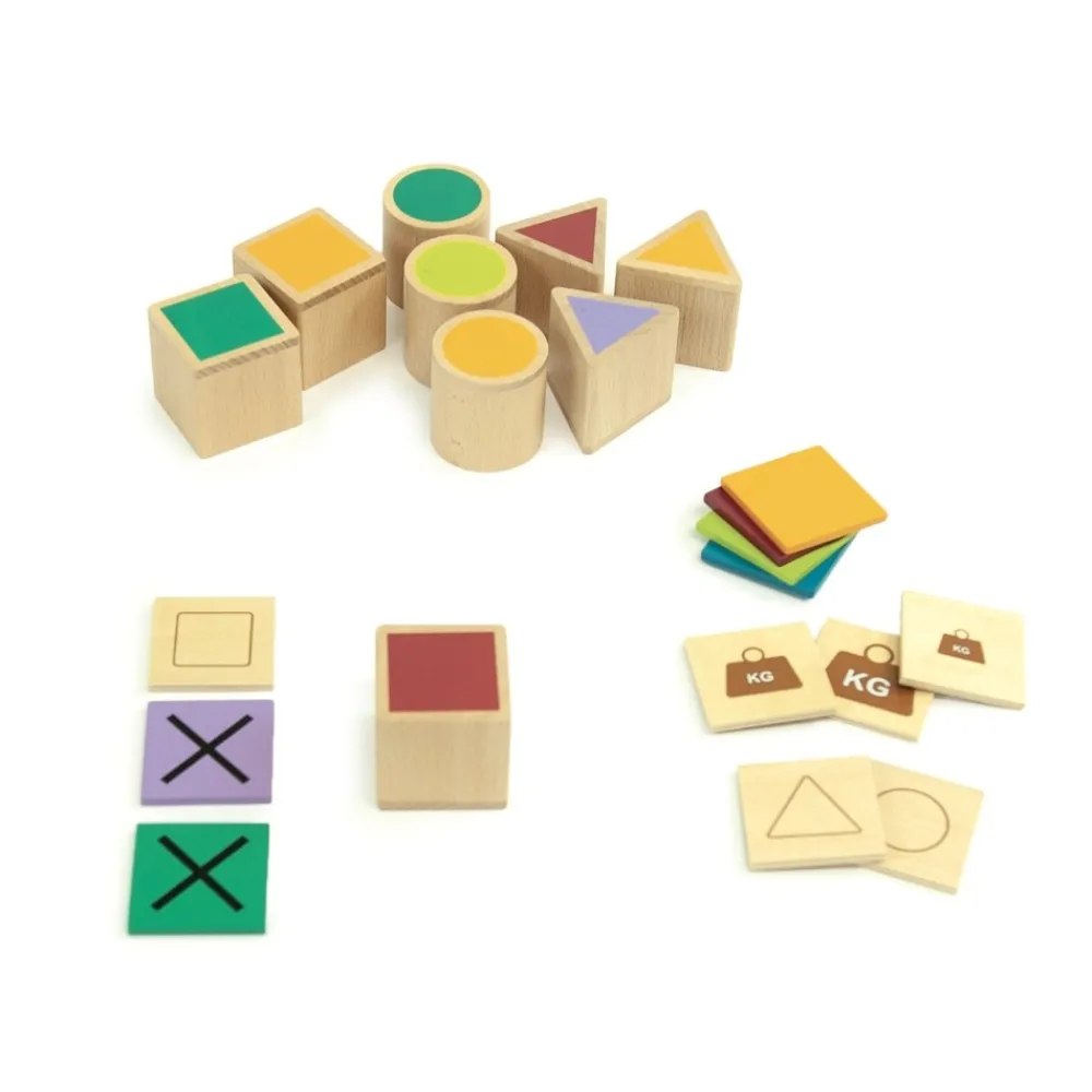 HOPTOYS Jeux Éducatifs Sensoriels*Poids Et Attributs