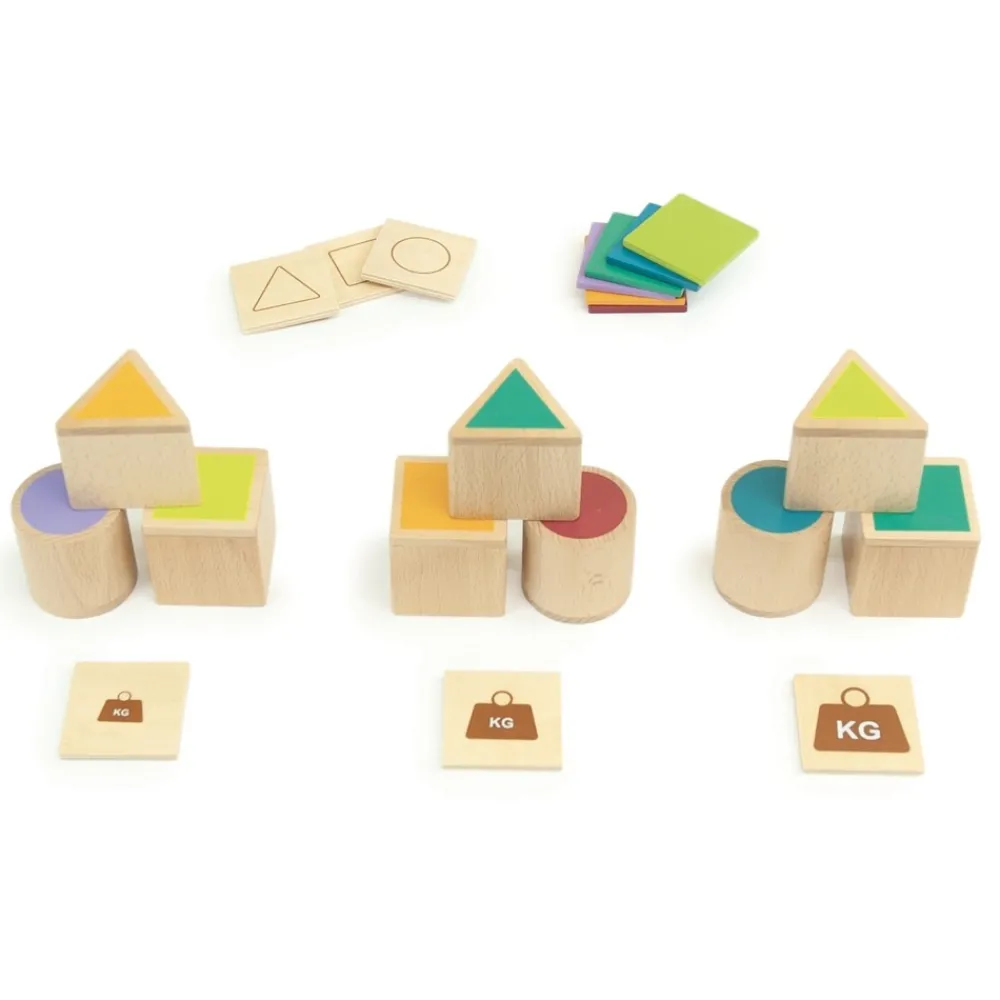 HOPTOYS Jeux Éducatifs Sensoriels*Poids Et Attributs