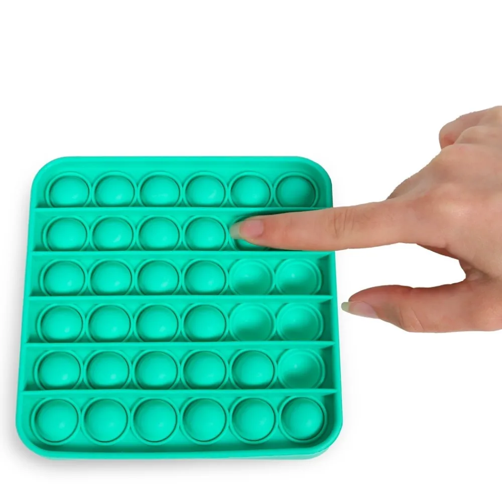 HOPTOYS Apprendre A S'Autoreguler*Pop It Carre Vert