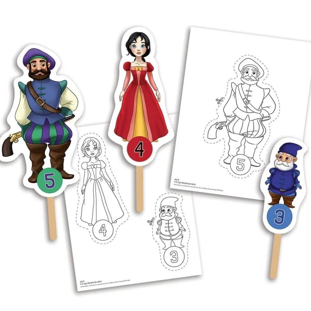 HOPTOYS Jeux Éducatifs*Pret A Lire 2 - Blanche-Neige