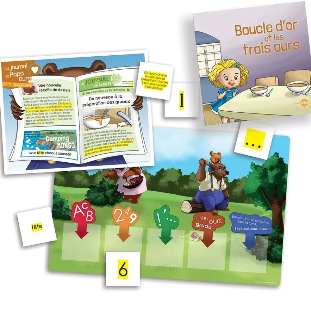 HOPTOYS Lecture<Pret A Lire 6 - Boucle D'Or Et Les Trois Ours