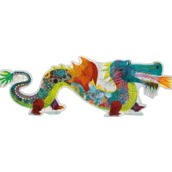 HOPTOYS Attention, Attention Divisee, Concentration<Puzzle Dragon Geant 58 Pieces