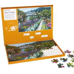 HOPTOYS Idees Cadeaux Pour Une Personne A Haut Potentiel*Puzzle Ergonomique Jardin De Monet - 63 Pieces